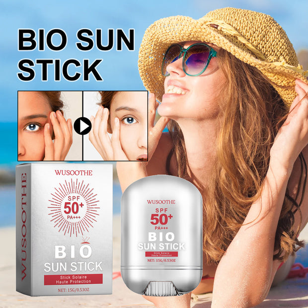 WUSOOTHE Bio Sun Stick SPF50 with Peptides & Collagen