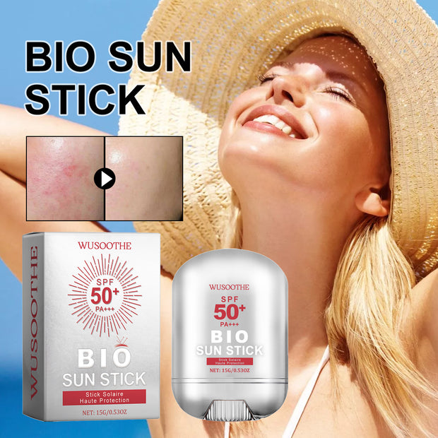 WUSOOTHE Bio Sun Stick SPF50 with Peptides & Collagen