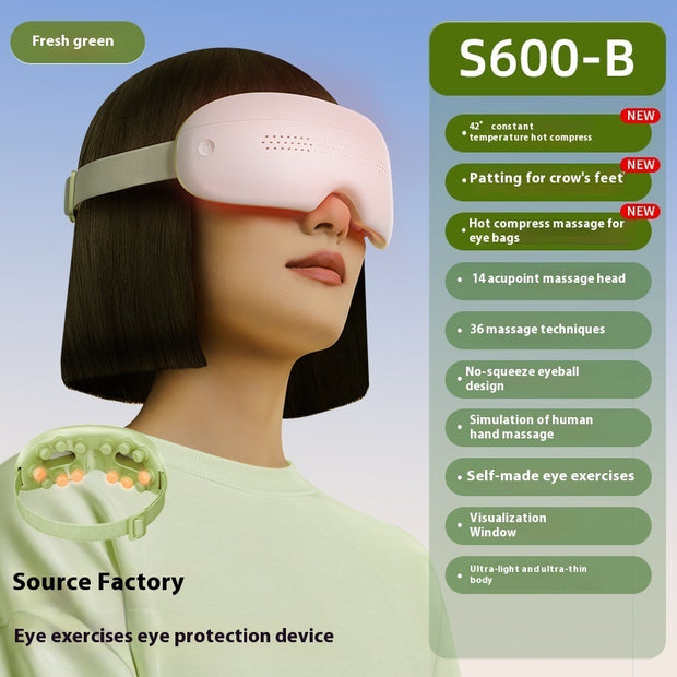Rechargeable Steam Eye Massager for Fatigue Relief