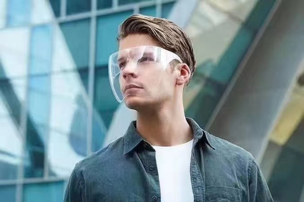 Anti-Fog Transparent Protective Mask & Glasses